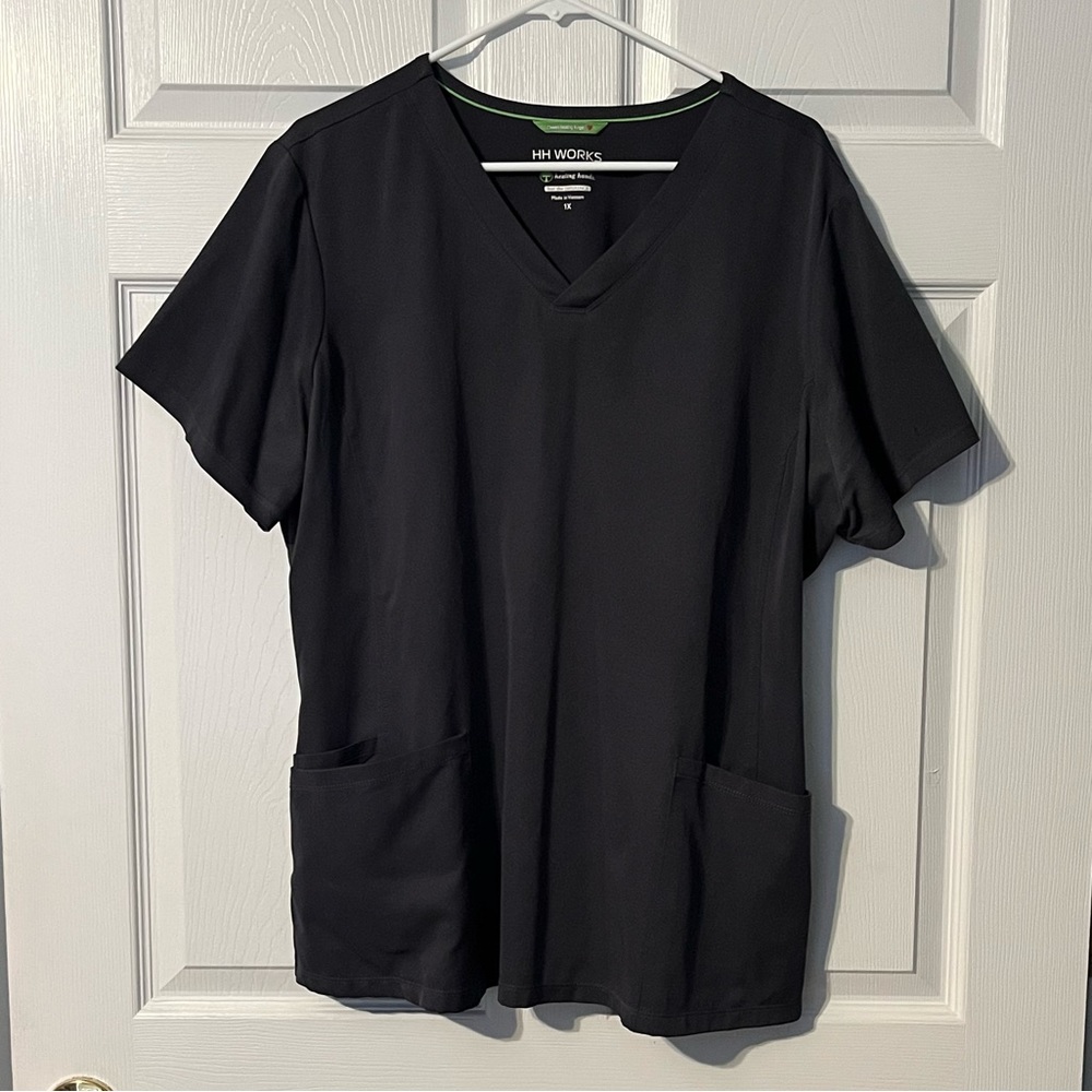 Healing Hands scrub top.